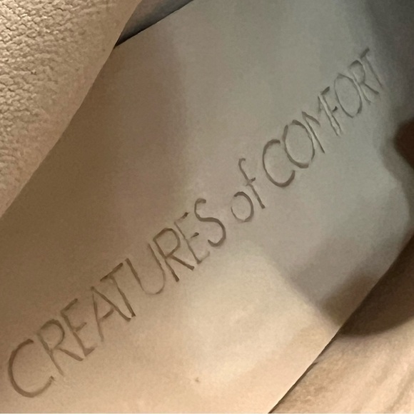 Creatures Of Comfort Pink Leather Platform Shearling Lace Up Ankle Booties 39.5 - Picture 13 of 14